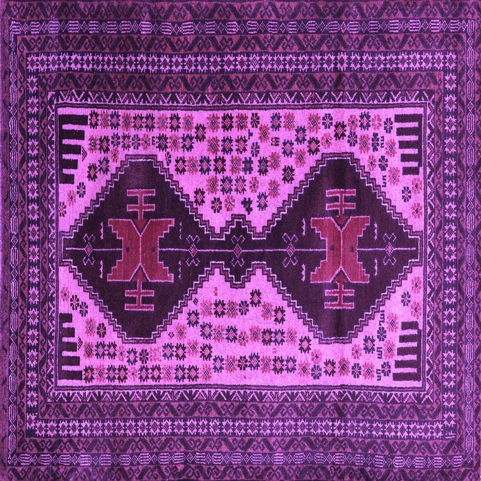 Square Persian Purple Traditional Rug, tr2364pur