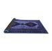 Sideview of Persian Blue Traditional Rug, tr2364blu