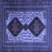 Square Persian Blue Traditional Rug, tr2364blu