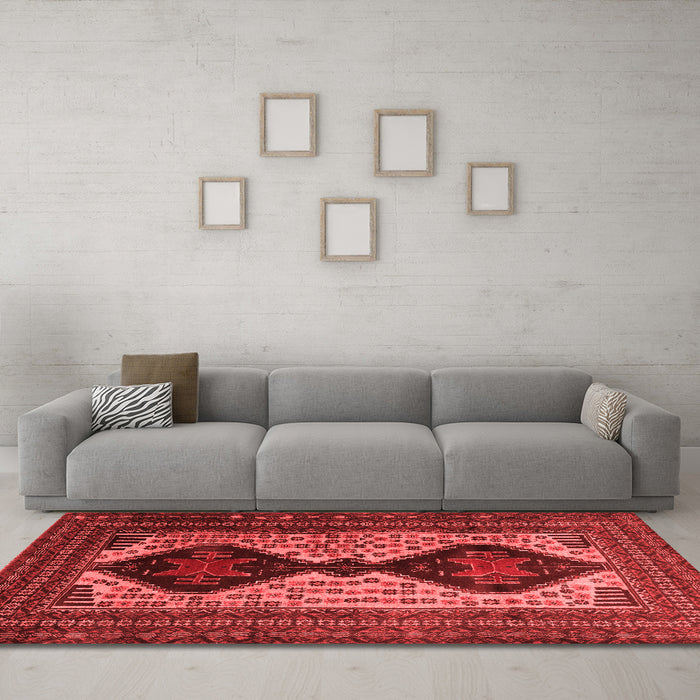 Traditional Red Washable Rugs