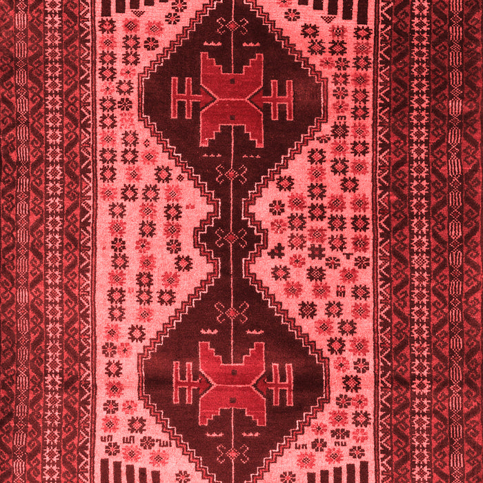 Machine Washable Persian Red Traditional Rug, wshtr2364red
