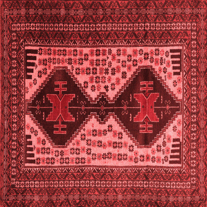 Machine Washable Persian Red Traditional Rug, wshtr2364red