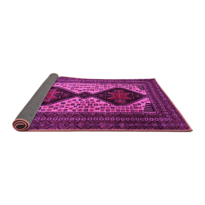 Sideview of Persian Pink Traditional Rug, tr2364pnk