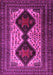 Machine Washable Persian Pink Traditional Rug, wshtr2364pnk