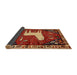 Sideview of Traditional Red Persian Rug, tr2365