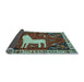 Sideview of Persian Light Blue Traditional Rug, tr2365lblu