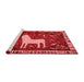 Traditional Red Washable Rugs