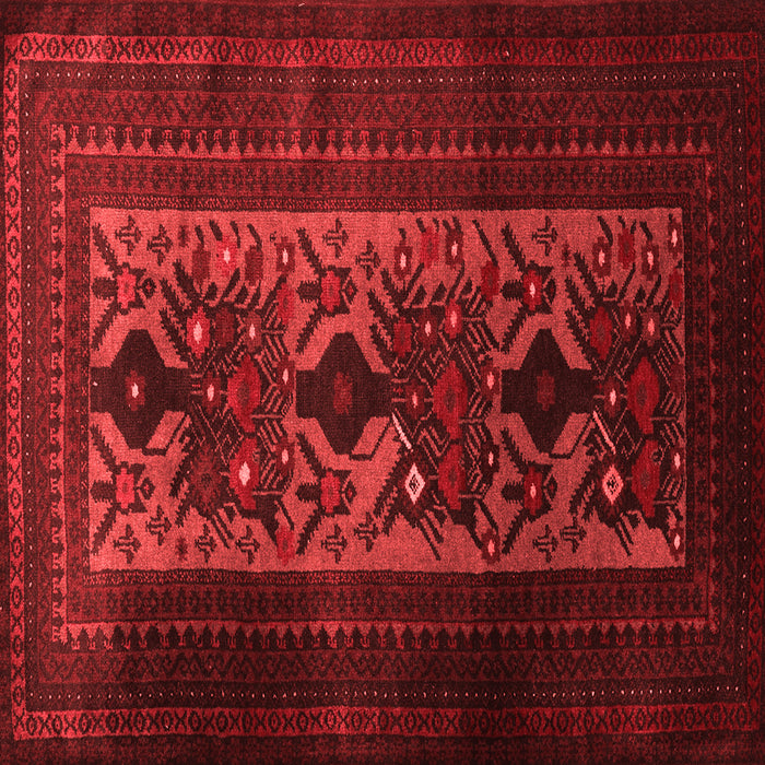 Machine Washable Persian Red Traditional Rug, wshtr2366red