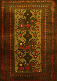 Persian Yellow Traditional Rug, tr2366yw