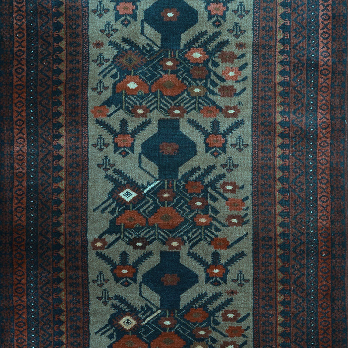 Machine Washable Persian Light Blue Traditional Rug, wshtr2366lblu