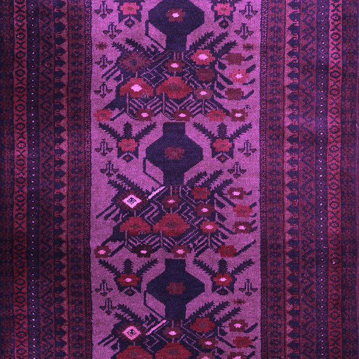 Machine Washable Persian Purple Traditional Area Rugs, wshtr2366pur