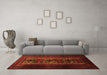 Machine Washable Persian Orange Traditional Area Rugs in a Living Room, wshtr2366org