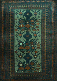 Persian Turquoise Traditional Rug, tr2366turq