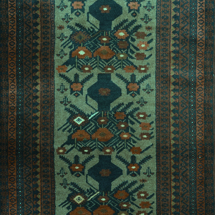Persian Turquoise Traditional Rug, tr2366turq