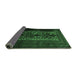 Sideview of Persian Emerald Green Traditional Rug, tr2366emgrn