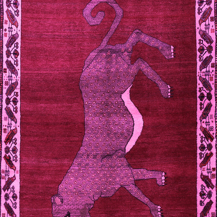 Animal Pink Traditional Rug, tr2367pnk