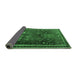 Sideview of Animal Emerald Green Traditional Rug, tr2368emgrn