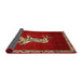 Sideview of Traditional Red Animal Rug, tr2369