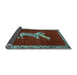 Sideview of Animal Light Blue Traditional Rug, tr2369lblu