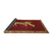 Sideview of Animal Brown Traditional Rug, tr2369brn