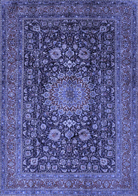 Medallion Blue Traditional Rug, tr236blu