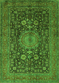 Medallion Green Traditional Rug, tr236grn