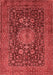 Medallion Red Traditional Area Rugs