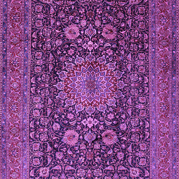 Medallion Purple Traditional Rug, tr236pur
