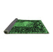 Sideview of Animal Emerald Green Traditional Rug, tr2370emgrn