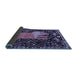 Sideview of Animal Blue Traditional Rug, tr2370blu