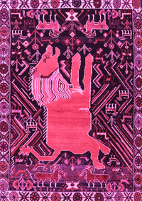 Animal Pink Traditional Rug, tr2370pnk