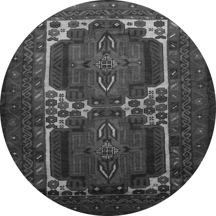 Machine Washable Persian Gray Traditional Rug, wshtr2371gry