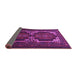 Sideview of Persian Purple Traditional Rug, tr2371pur