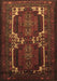 Machine Washable Persian Brown Traditional Rug, wshtr2371brn