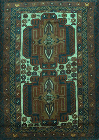 Persian Turquoise Traditional Rug, tr2371turq