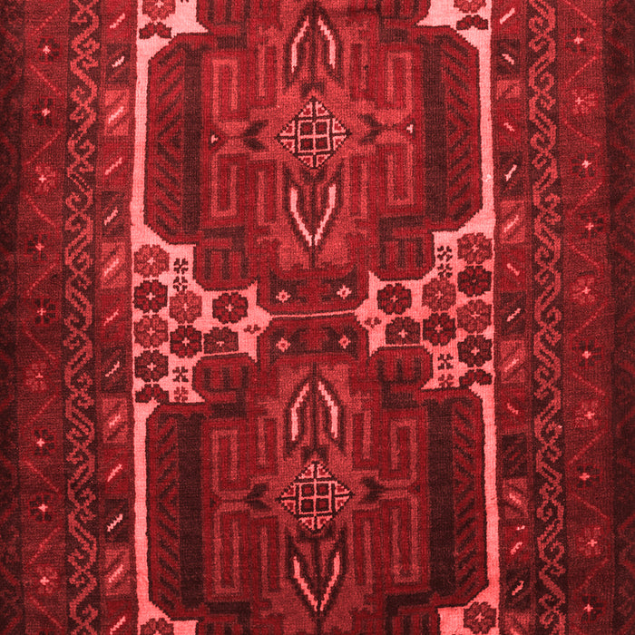 Machine Washable Persian Red Traditional Rug, wshtr2371red