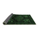 Sideview of Persian Emerald Green Traditional Rug, tr2372emgrn