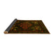 Sideview of Persian Yellow Traditional Rug, tr2372yw