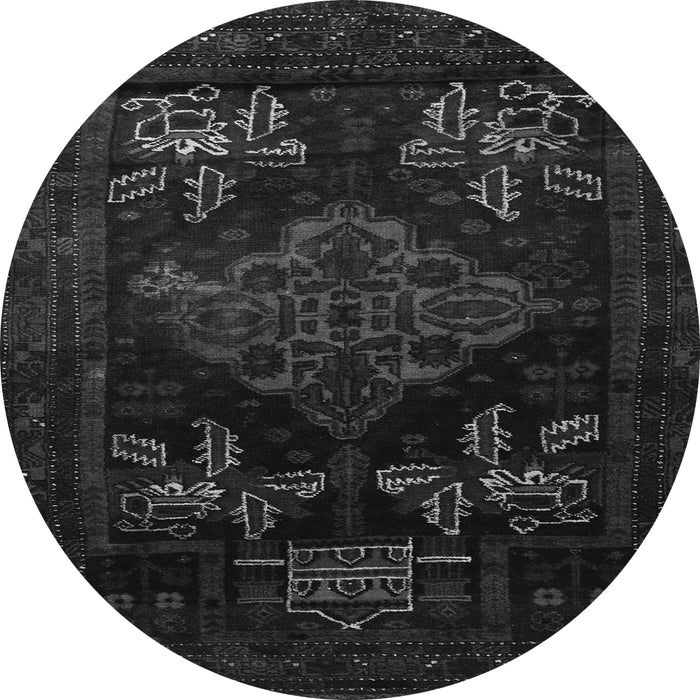 Square Persian Gray Traditional Rug, tr2372gry