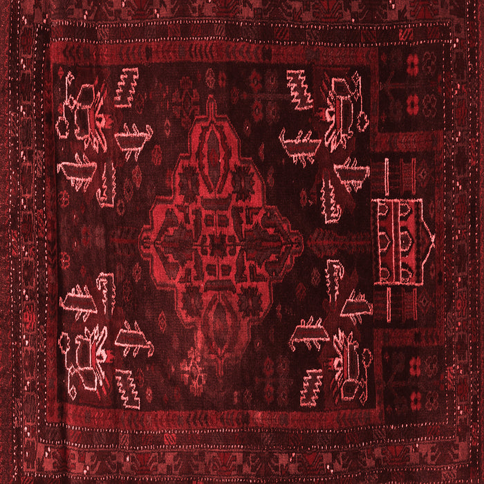Machine Washable Persian Red Traditional Rug, wshtr2372red