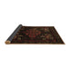 Sideview of Persian Brown Traditional Rug, tr2372brn