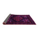Sideview of Persian Pink Traditional Rug, tr2372pnk
