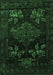 Persian Emerald Green Traditional Rug, tr2372emgrn