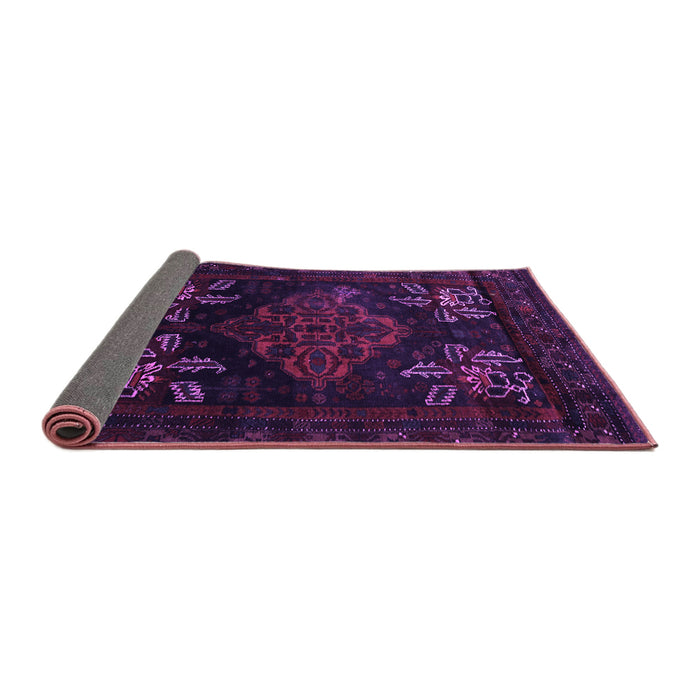 Sideview of Persian Purple Traditional Rug, tr2372pur