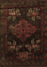 Machine Washable Persian Brown Traditional Rug, wshtr2372brn