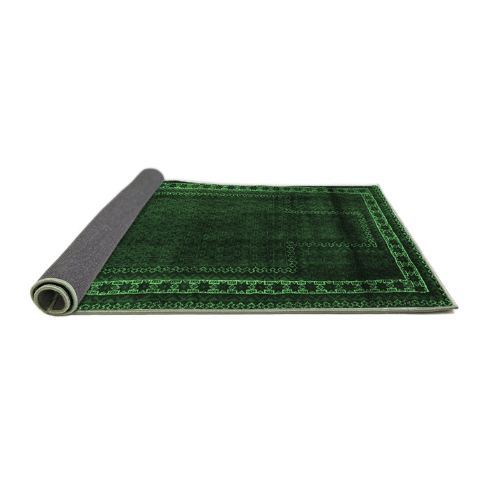 Sideview of Persian Emerald Green Traditional Rug, tr2373emgrn
