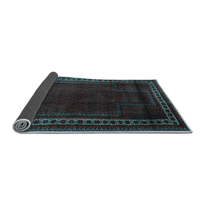 Sideview of Persian Light Blue Traditional Rug, tr2373lblu