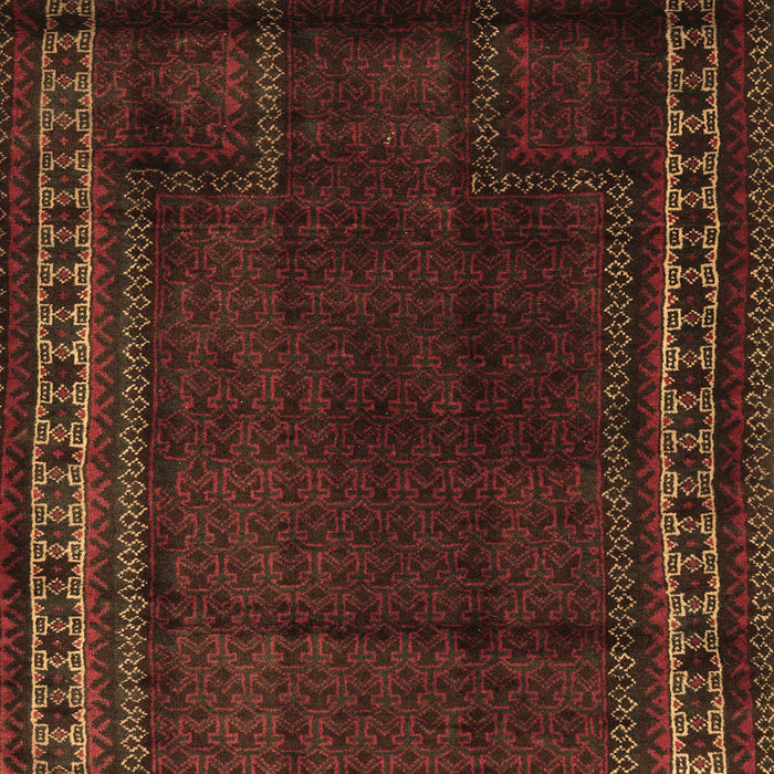 Machine Washable Persian Brown Traditional Rug, wshtr2373brn
