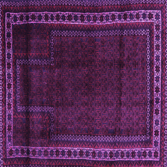 Square Persian Purple Traditional Rug, tr2373pur
