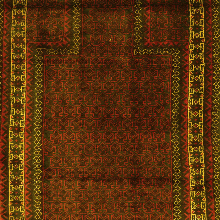Machine Washable Persian Yellow Traditional Rug, wshtr2373yw